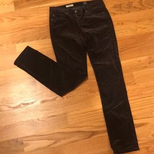 Dark charcoal corduroy jean.
